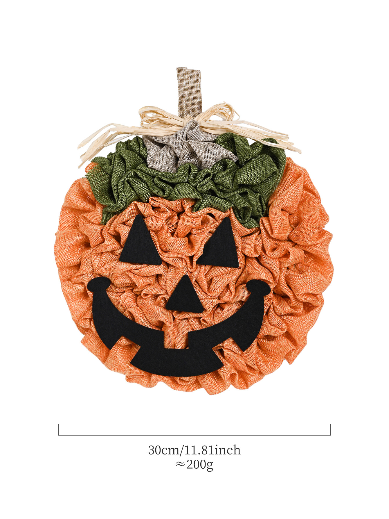 Otthon és kert Halloween tök koszorú kézzel szőtt partidekoráció kellékek medál díszek szellem fesztivál dekoráció_voghion.com