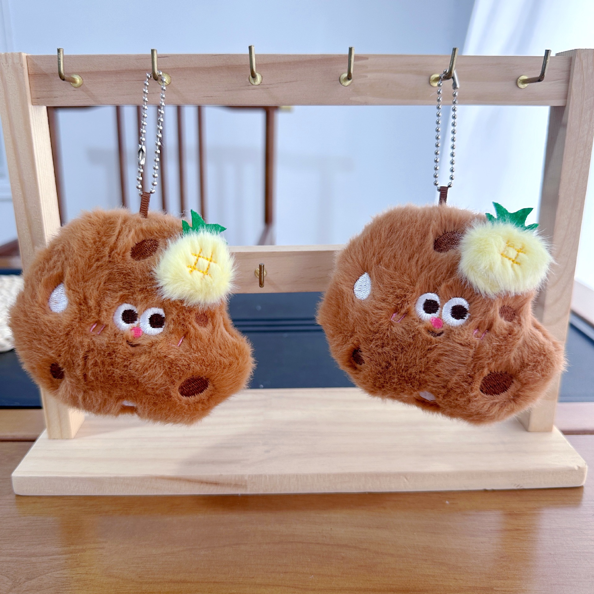 Cuatro pulgadas muñeca de peluche pequeño colgante muñeca llavero muñeca mochila colgante juguete de peluche regalo
