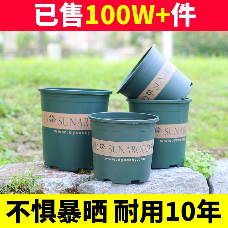 Factory Direct Plastic Flower Pots Wholesale Balcony Green Radish Succulent Potted Strawberry Rose Extra Large Gallon Pots Flower Pots