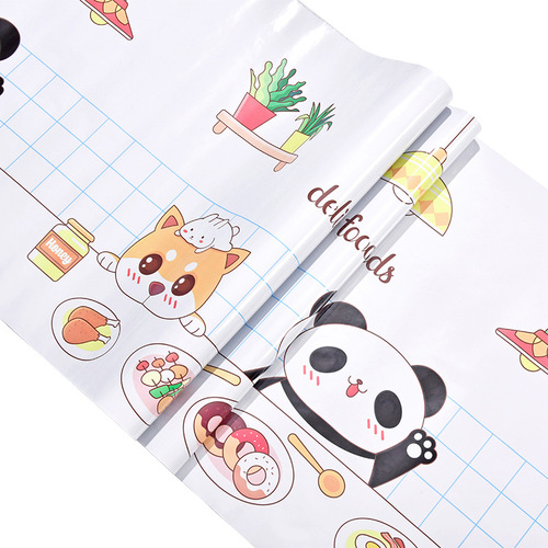Cartoon pet thickened wallpaper tile cabinet self-adhesive wall sticker decorative countertop waterproof and moisture-proof kitchen oil-proof sticker