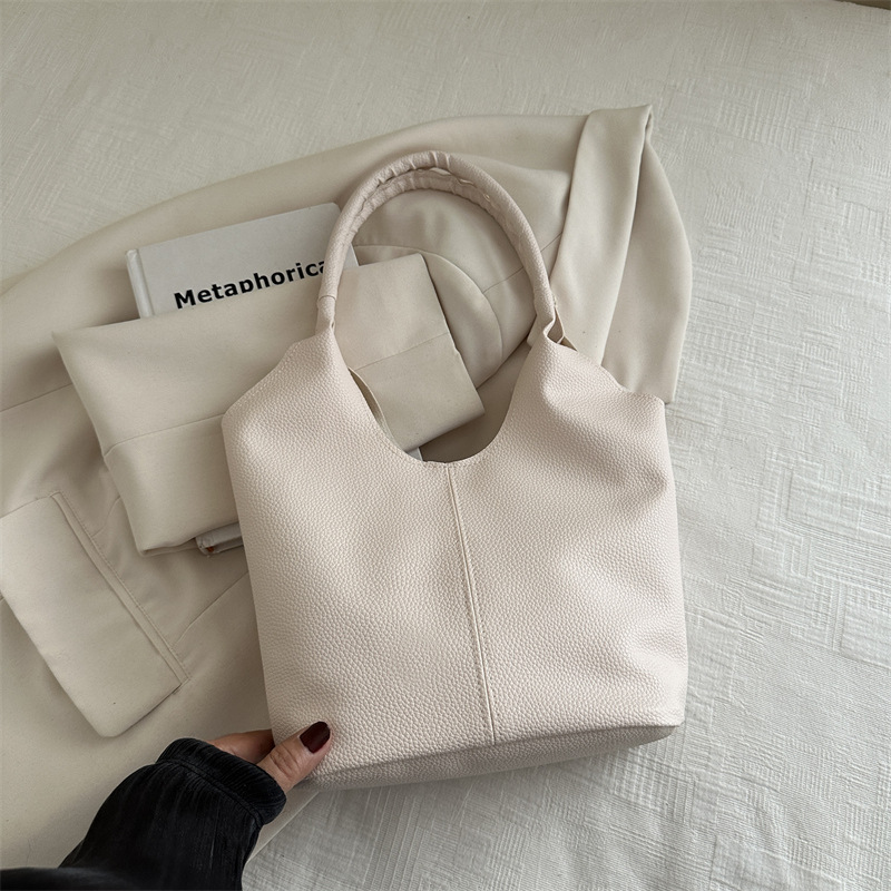 Bolsa de cesta de verduras portátil para mujeres 2024 nueva moda coreana nicho bolso de transporte de gran capacidad bolso de brazo