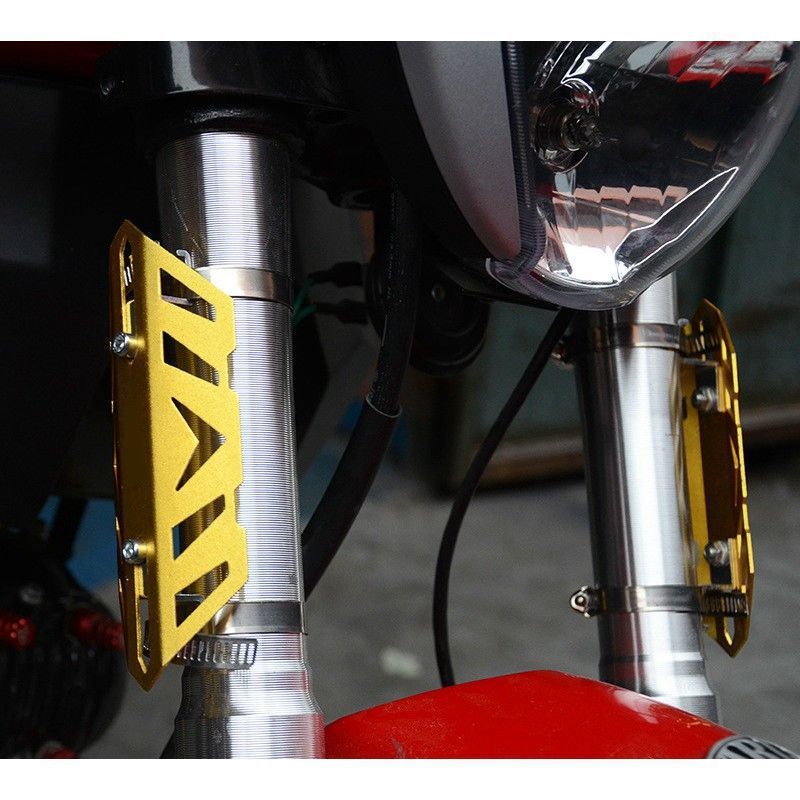 Accesorios de motocicleta Amortiguador delantero modificado tubo de escape decorativo anti-scald cubierta de la horquilla cubierta del amortiguador universal personalizada