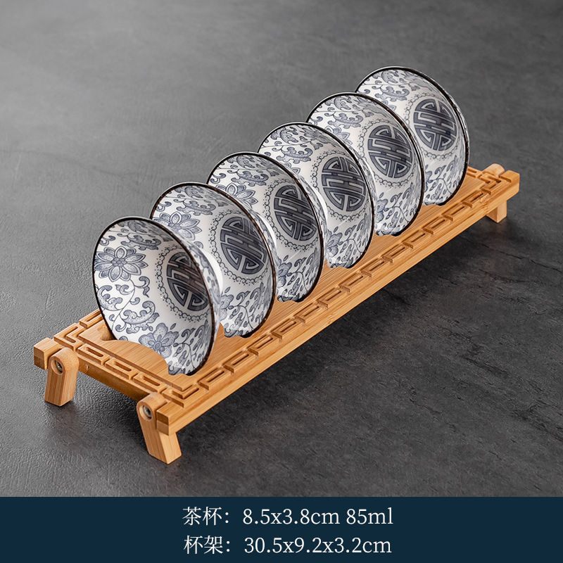 큰 포장 연꽃 6 네 다리 컵 홀더를 보내