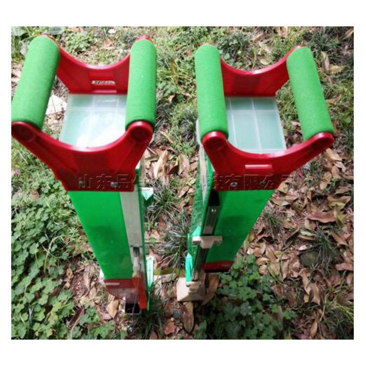 玉米小麦大豆播种机 双单筒播种深浅可调节 手提式粮食施肥播种机