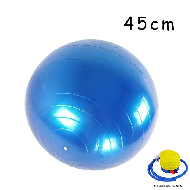 PVC Yoga Ball 45cm estudio de yoga a prueba de explosiones engrosamiento fitness ball ejercicio equilibrio bola de yoga