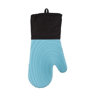 Factory Direct Supply in Stock Kitchen Barbecue Baking Cotton Thickened Food Grade Silicone Anti-Scalding Insulation Gloves with High Temperature Resistance
