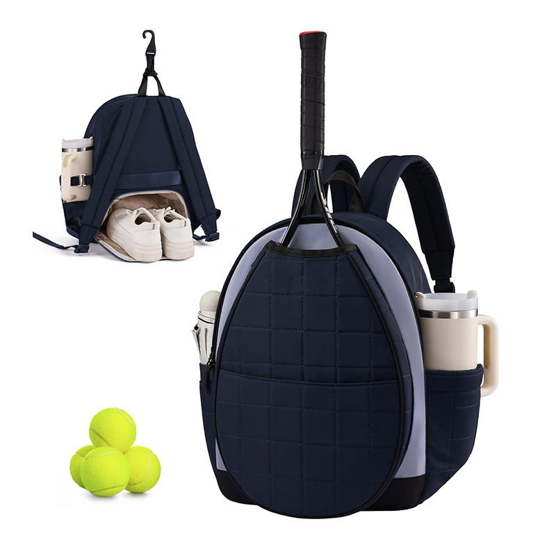 Bolsa de tenis de mujer de hombro bolsa de hombro de alta capacidad de almacenamiento bolsa de bádminton bolsa de pelota