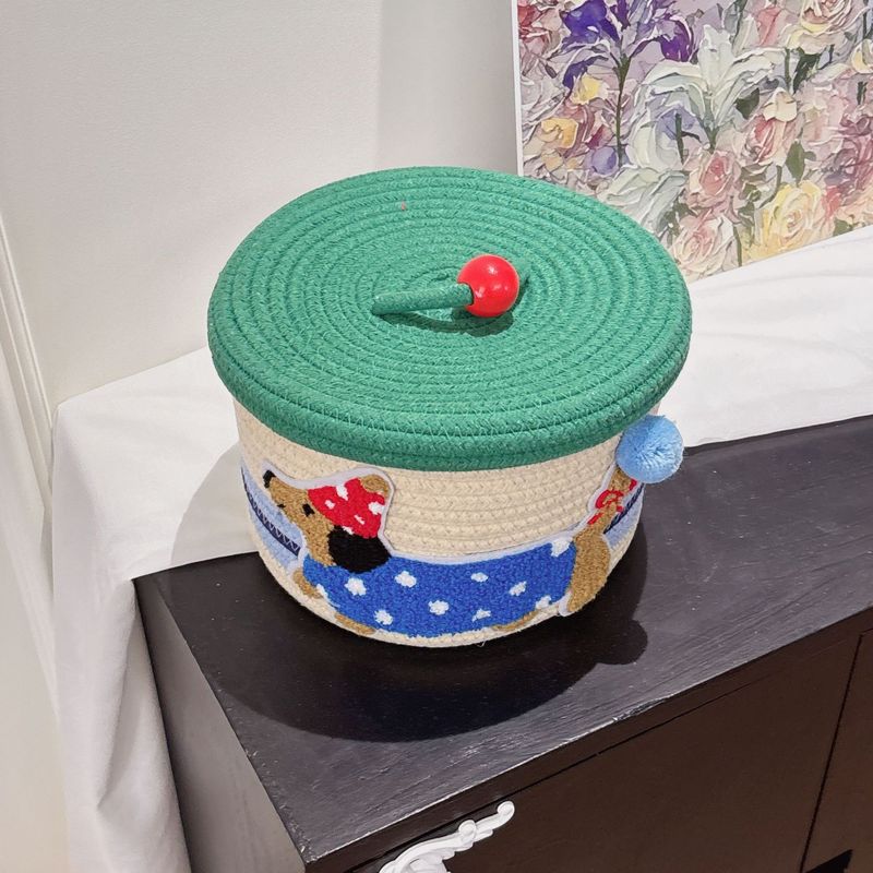 新款宝宝满月篮子百日宴生日喜饼诞生喜糖喜蛋桌面礼盒手工编织筐|undefined