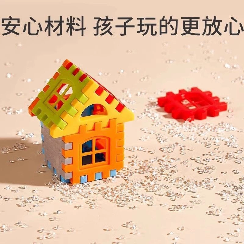 Большой дом-конструктор, игрушка для мальчиков, головоломка, 3–6 лет
