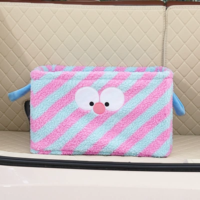Car storage bag/box, Little Monster Car Trash - little-monster-storage-basket-pink-blue