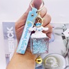 Cartoon acrylic keychain, oil for swimming, cute pendant, bag accessory