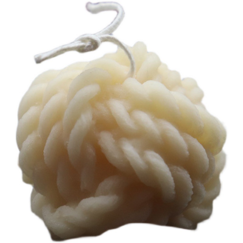 Wool ball small magic ball knot model hand DIY candle silicone mold