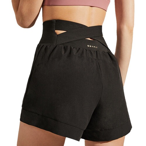 Airun's new sports shorts for women, sexy peach hip-lifting high-waisted fitness pants, yoga pants with forks on the back