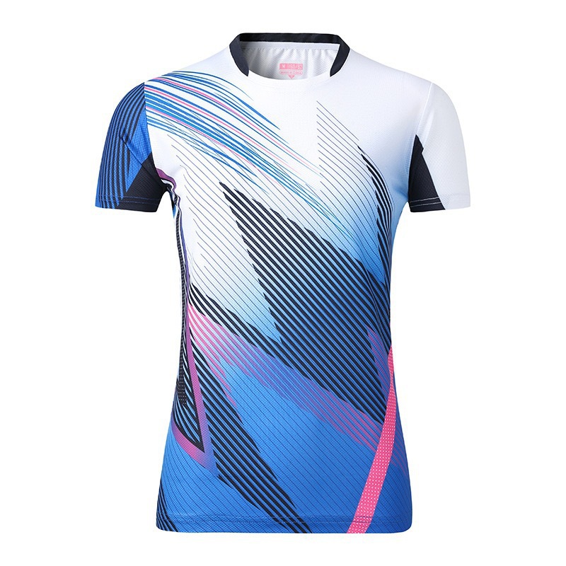 1255 Camisa azul de mujer blanca