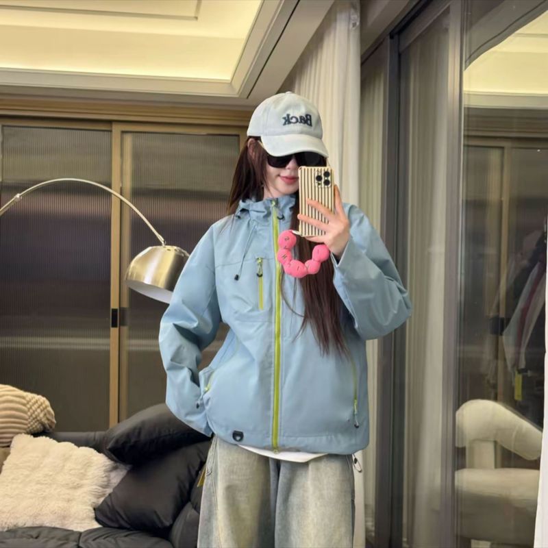 冲锋衣定制男女款三合一可拆卸户外旅行露营登山服企业团体工作服|undefined