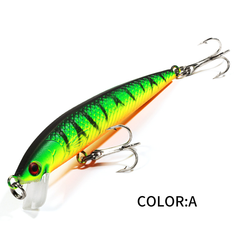 Shallow Diving Minnow Lures Sinking Minnow Baits Fresh Water Bass Swimbait Tackle Gear