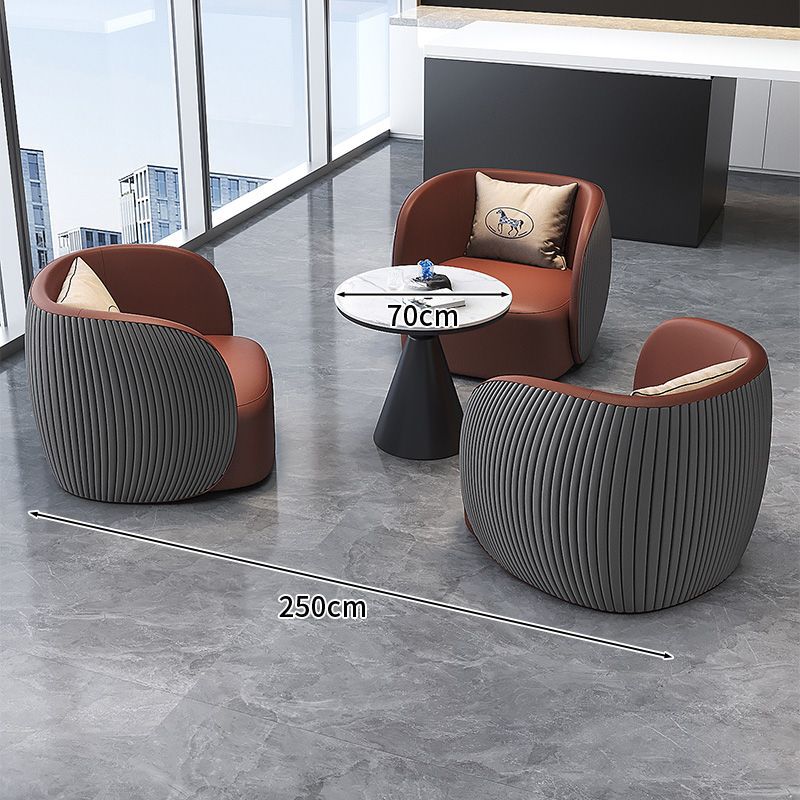 Oficina de ventas de lujo ligero Mesa y silla Hotel Lobby Sofá Sala de estar Sofá de recepción Combinación