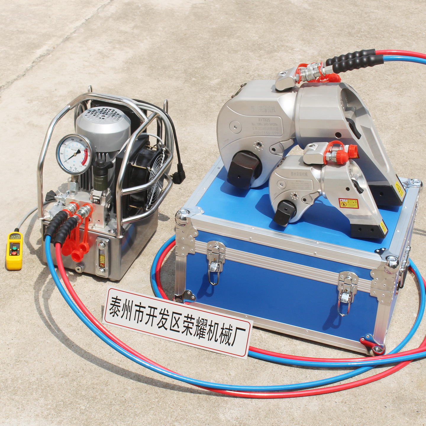 液压扳手驱动式中空大扭矩MXTD系列KLCD电动铝钛合金液压扭矩扳手
