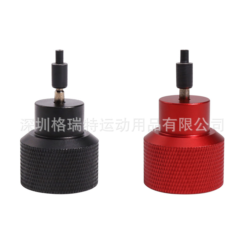 跨境亚马逊厂家批发一体黑色红色小丙烷充气阀接头带泄气开关