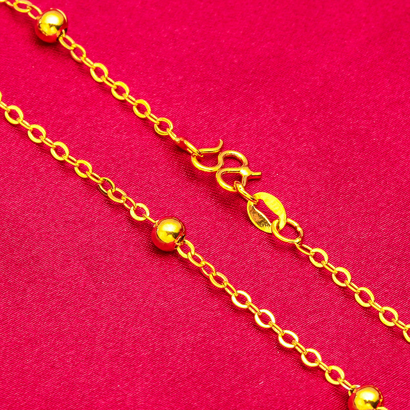 Bijoux unisexes Collier de perles en or à la mode Bracelet de bijoux collier bracelet_voghion.com
