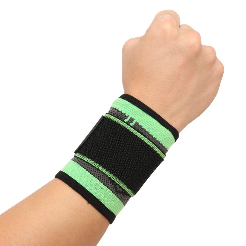 Vendaje deportivo fitness levantamiento de pesas bobinado pulsera baloncesto voleibol presurizado transpirable pulsera de nylon al por mayor fabricante