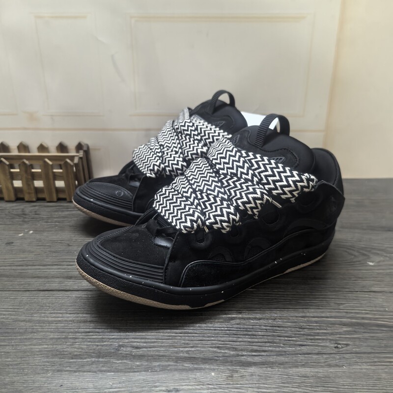 European and American Style Lanvin Dopamine Trendy Shoes, Genuine Leather Patchwork Retro Outdoor Casual Sneakers, Couple's Chunky Shoes European and American Style Lanvin Dopamine Trendy Shoes, Genuine Leather Patchwork Retro Outdoor Casual Sneakers, Couple's Chunky Shoes