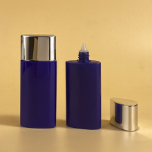 50g三角型防晒空瓶不规则椭圆隔离乳液粉底液空瓶护肤包材定制