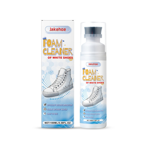 Jakehoe Clean Foam Sneaker Cleaner, Portable, Water-Free Shoe Cleaner for White Sneakers
