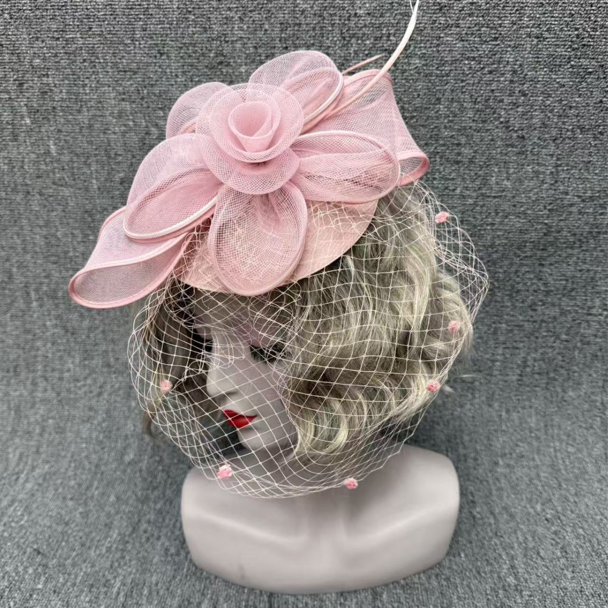 French-Style Bridal Hat for Photo Shoots, Headwear, European and American Style Photo Hats, Women's Cross-Border E-Commerce Hair Accessories, Small Hats