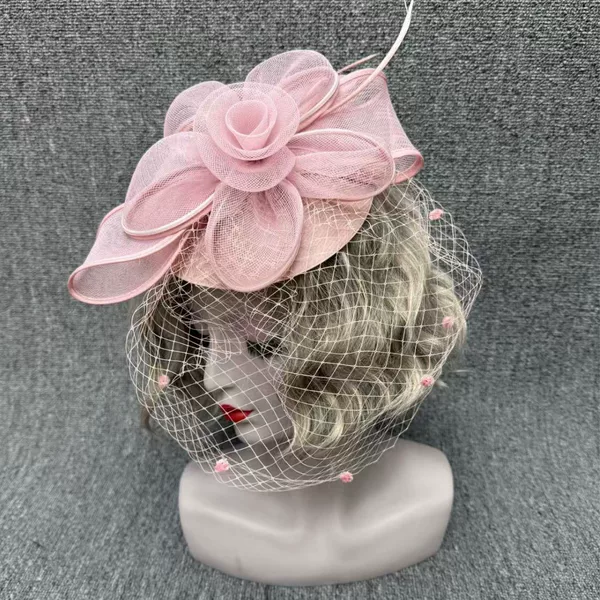 French-Style Bridal Hat for Photo Shoots, Headwear, European and American Style Photo Hats, Women's Cross-Border E-Commerce Hair Accessories, Small Hats
