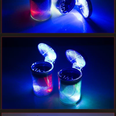 Colorful Colorful Lights, Unisex – Car ashtray