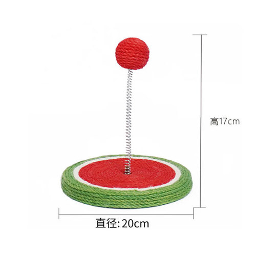 Cat toys self-amusing, cat grass, cat wands, sisal balls, cat mats, claw scrapers without shedding, cat scratchers, watermelon mats, cat supplies