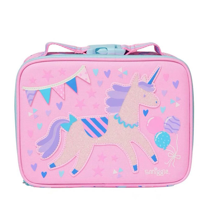 Ранец 澳洲smiggle餐包双层手提包饭盒包小学生儿童防水保温袋lunch bag