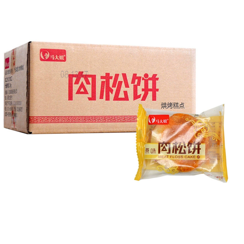 Торт с мясной нитью Sister Ma's 500г оригинальные повседневные закуски традиционная выпечка