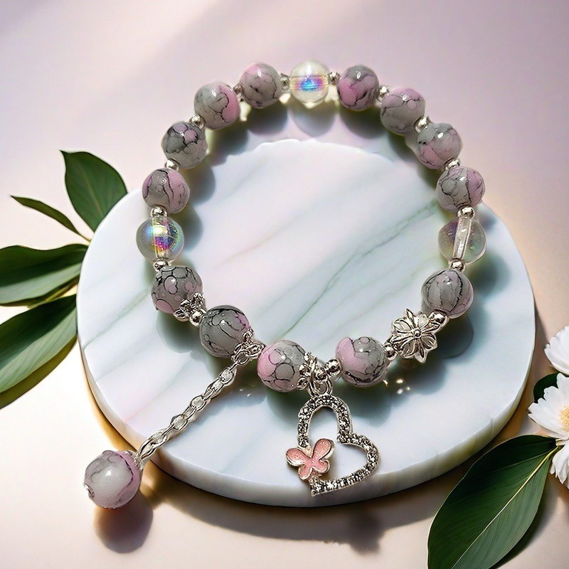 AD32 보라색 사랑 팔찌