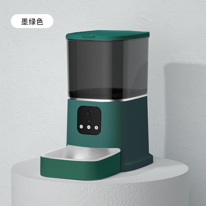 Alimentador automático inteligente 6L control remoto temporizador para gatos y perros