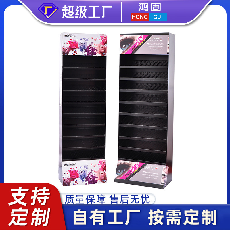 Processing custom nail polish storage rack metal Custom Cosmetics simple display rack manufacturers supply wholesale