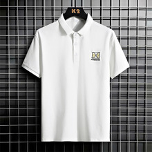 M-8XL�ӷʼӴ��볱���˶������廨POLO�����ļ����ɫ�ٴ����T