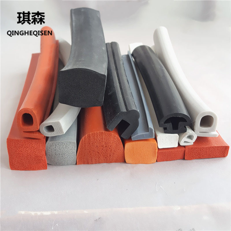 异型工形硅胶隔音防撞防风条自粘型门窗缝隙橡胶异型密封条