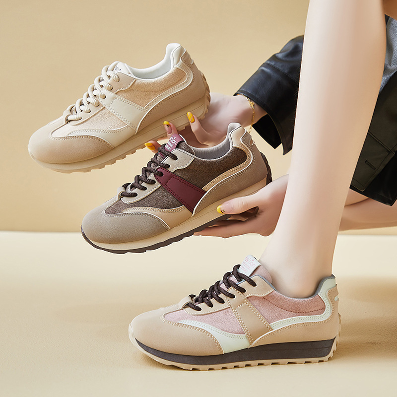 Zapatillas Estilo Forrest Gump para Mujer JCF220 de Sintético PU y Caucho Térmicas para Uso Diario