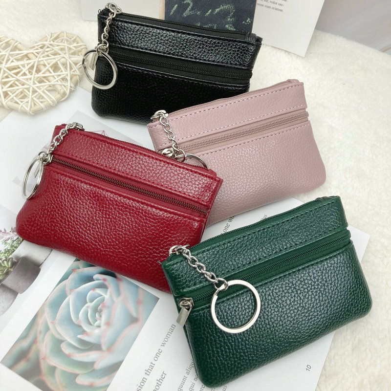 Korean Style Wallet Mini Fashion Coin Purse Women's Thin Short Small Clutch Bag Women's Key Bag Card Bag Coin Bag