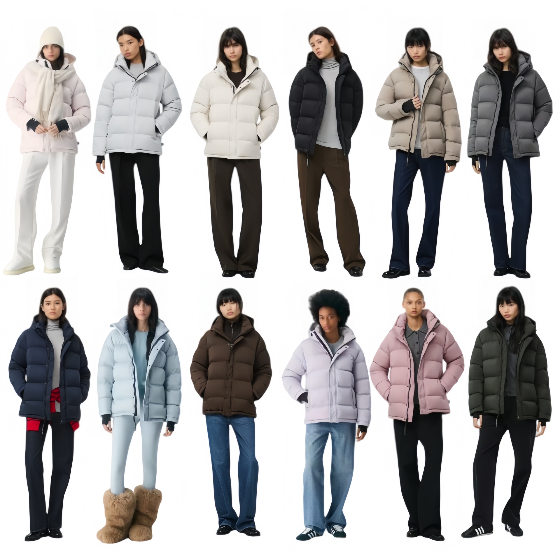 Aritzia SUPER PUFF hooded down jacket for men, extra warm and luxurious winter coat.