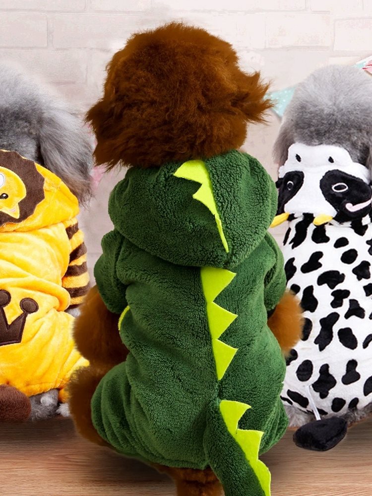 강아지 옷 가을과 겨울 귀여운 변신 의상 테디 소형견 비숑 코기 포메라니안 고양이 겨울 반려동물 옷