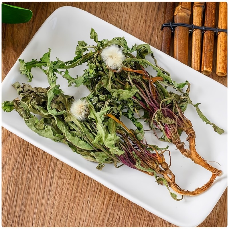 Wild Dandelion Herb Pu Gong Ying Dried Whole Plant for Herbal Tea and Decoction 500g specifications