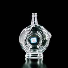 �S��ֱ��500ml͸������ƿ ���S���l���ε�̮��ΰ׾ƾ����ϰ��bƿ