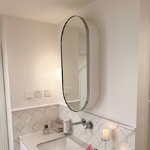 不锈钢浴室镜柜壁挂式镜子欧式轻奢洗手间储物带灯除雾