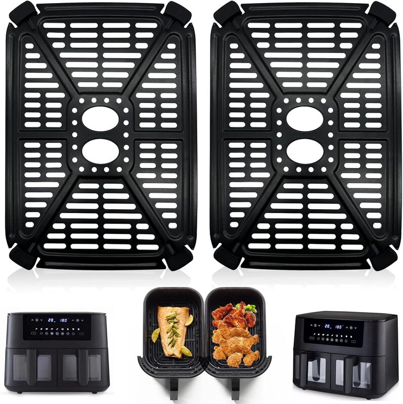 Suitable for Holstein Housewares Air Fryer Double Pot Accessories 4.4Qt Support Plate Frying Plate Oil Barrier Plate Suitable for Holstein Housewares Air Fryer Double Pot Accessories 4.4Qt Support Plate Frying Plate Oil Barrier Plate