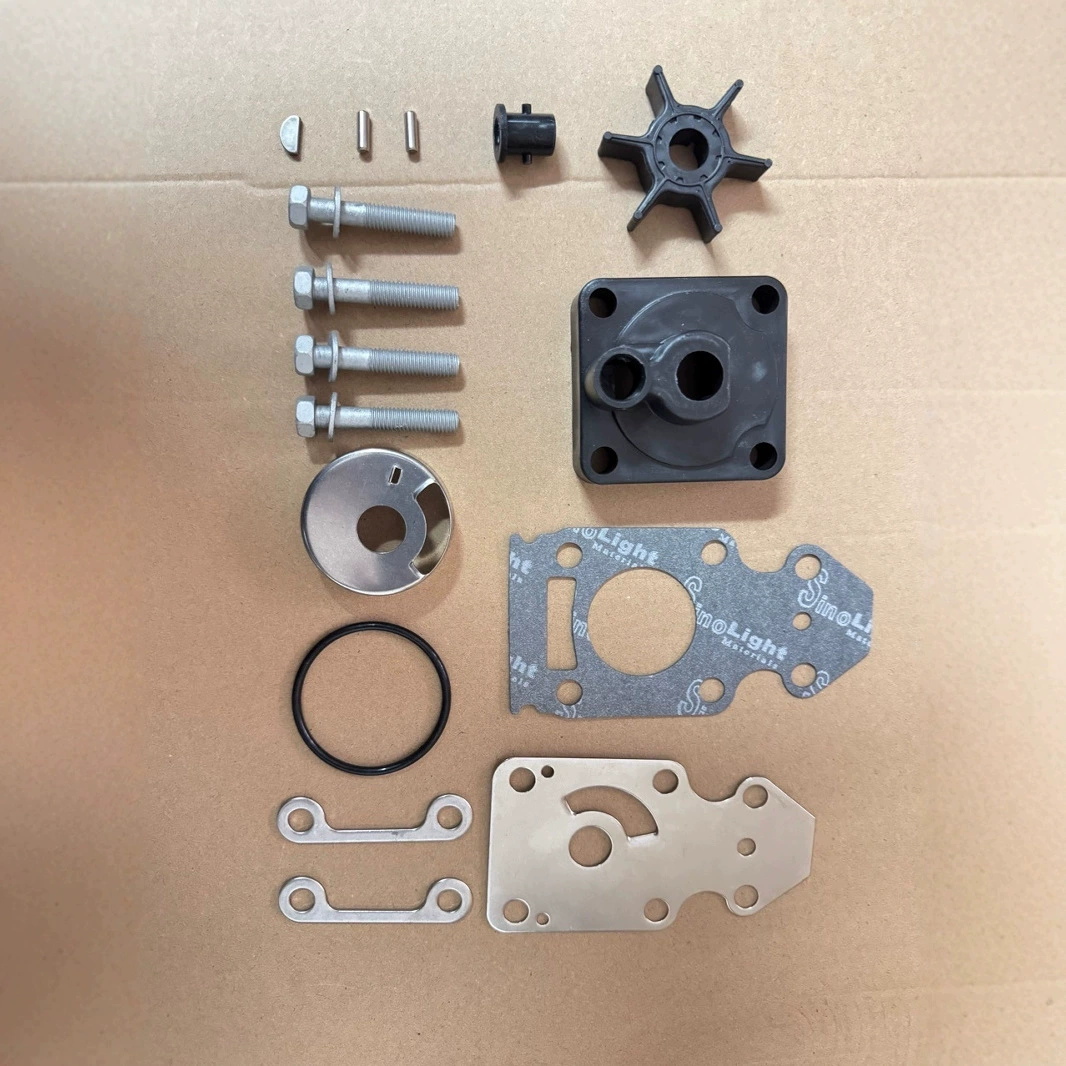 Ремкомплект крыльчатки водяного насоса с корпусом, подходящий для Yamaha 9,9 15HP 63V-W0078-00