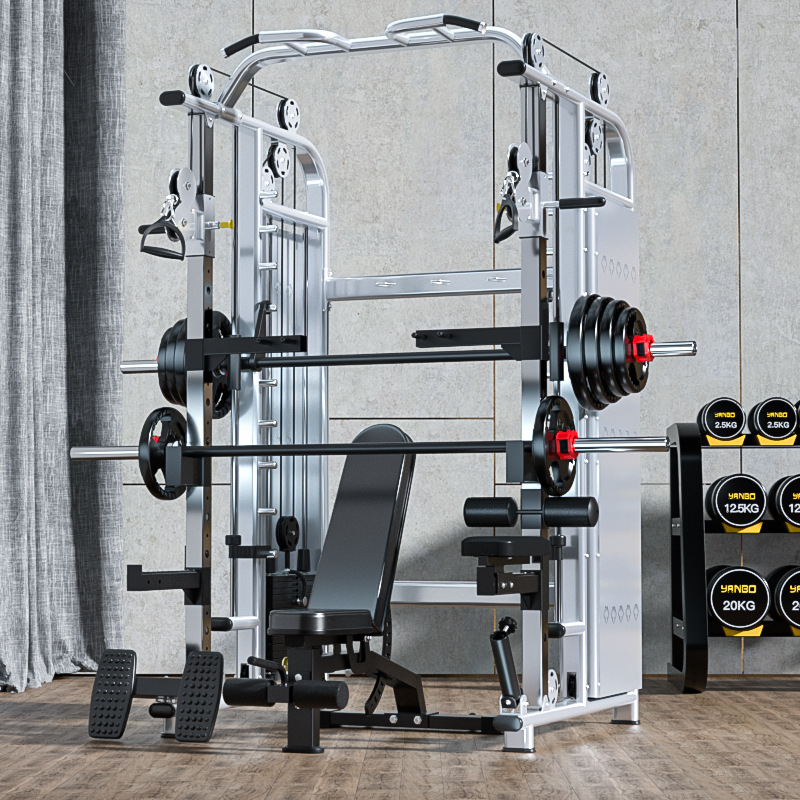 Yulong pequeño pájaro volador entrenador integral Smith pórtico fuerza entrenador multifuncional equipo de fitness hogar