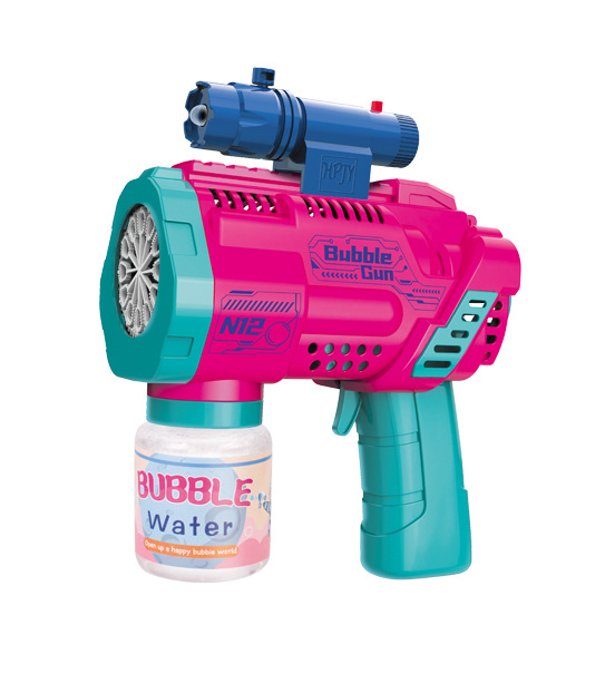 12 agujeros burbujas Neptuno máquina de burbujas totalmente automática Gatlin pistola de burbujas soplando burbujas juguetes de mano para niños